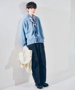 INDIGO 裏毛&ピグメントダイ　プルオーバー